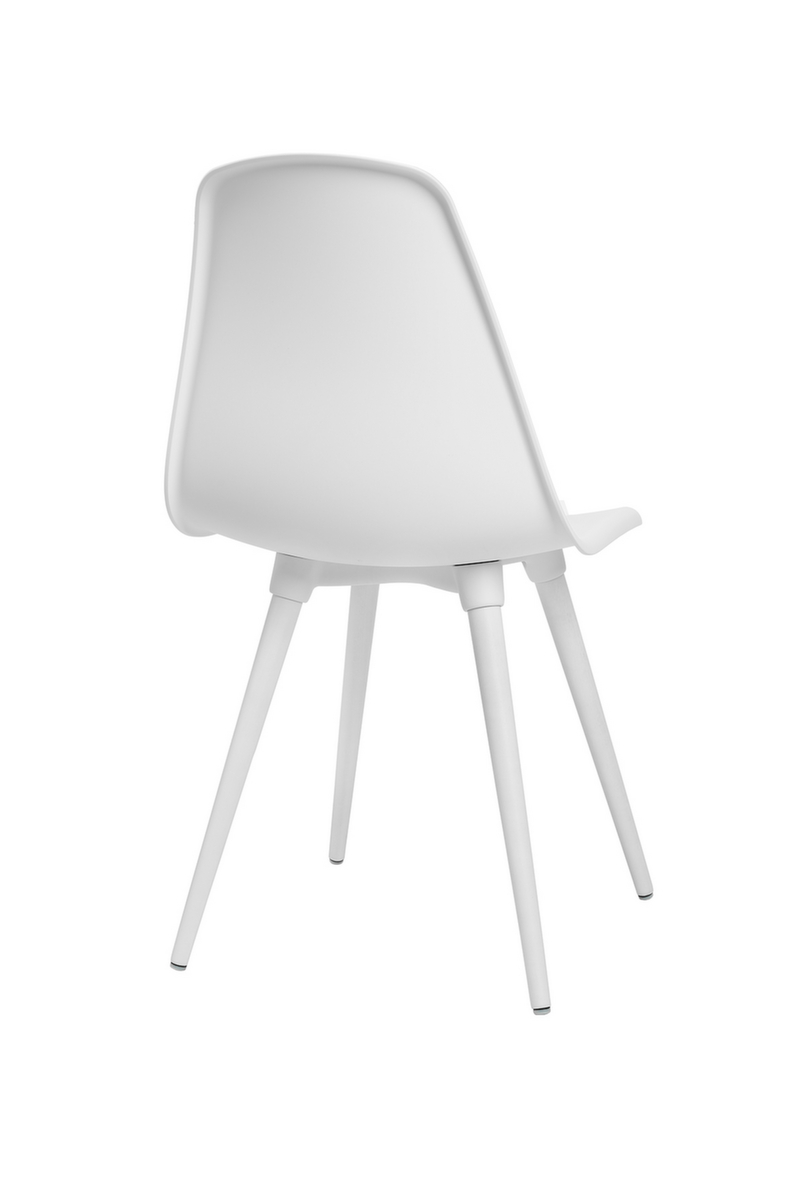 Topstar Bezoekersstoel T2020 met zitschaal van kunststof, zitting wit, 4-voetonderstel  ZOOM