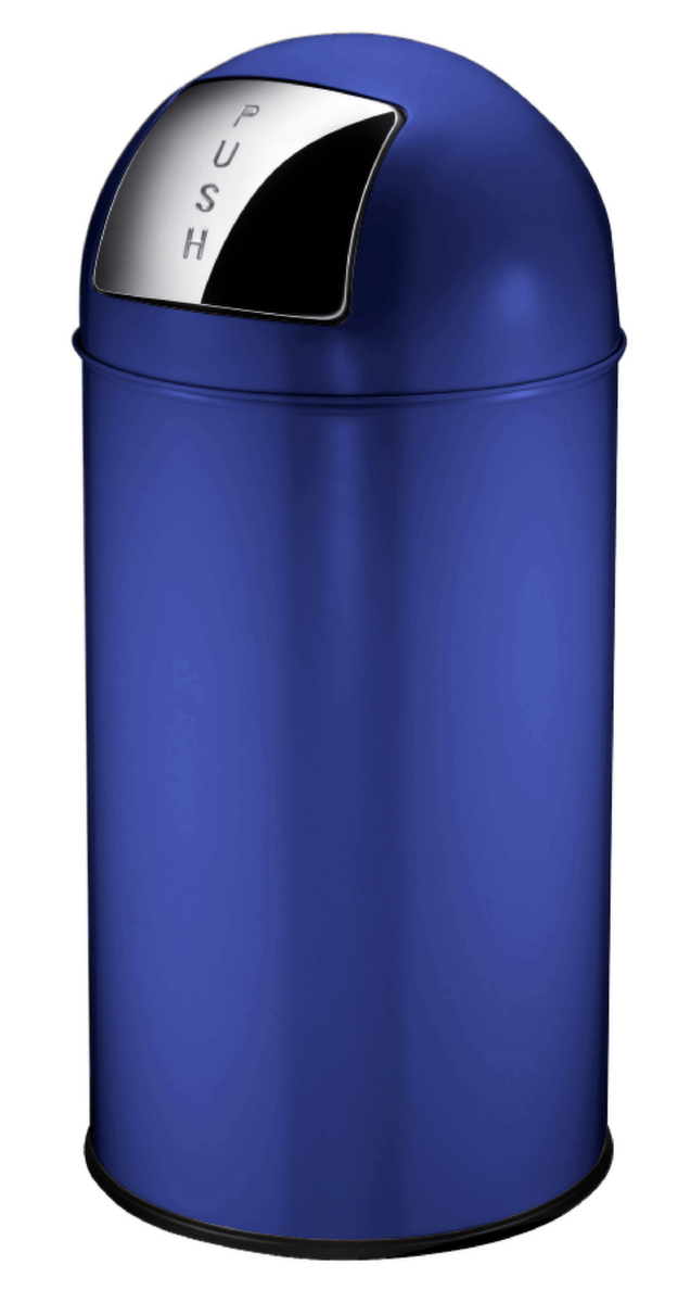 Brandveilige afvalbak EKO Pushcan, 40 l, blauw  ZOOM