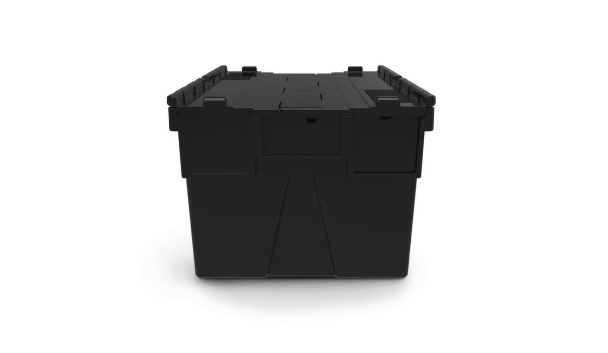 Euronorm recycleerbare containers + verzegelbare containers, inhoud 52 l, Tweedelig scharnierdeksel  ZOOM