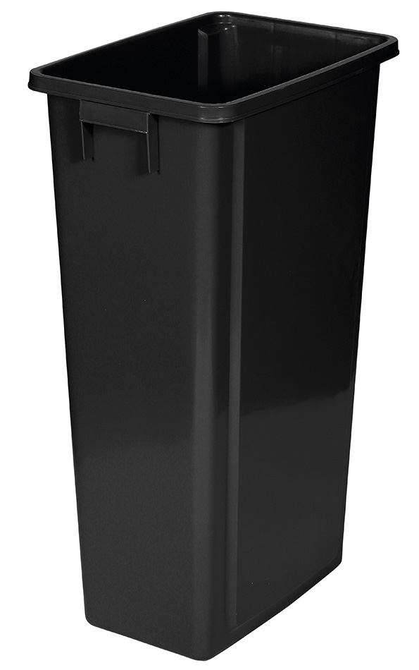 Open inzamelaar van recycleerbare stoffen probbax®, 80 l, zwart  ZOOM