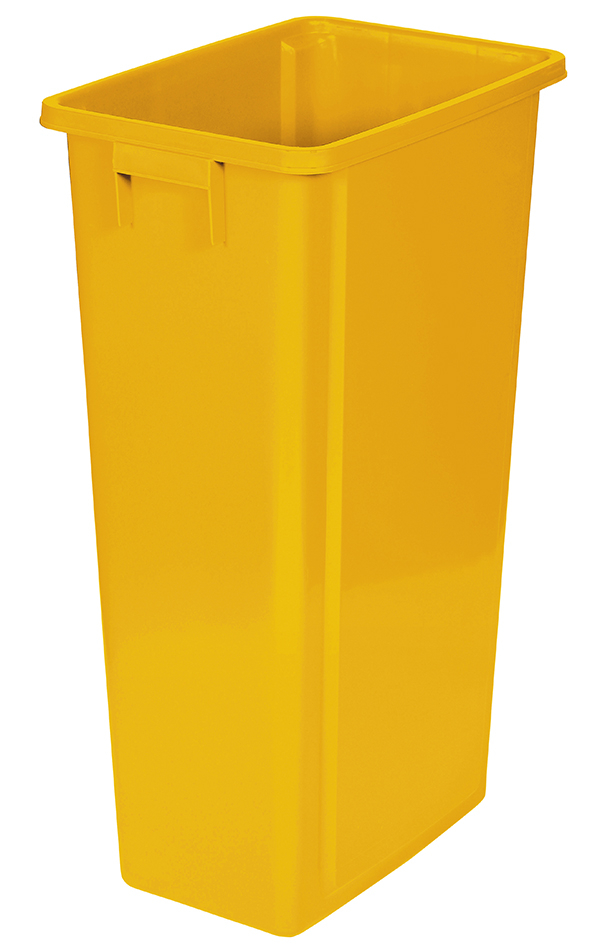 Open inzamelaar van recycleerbare stoffen probbax®, 80 l, geel  ZOOM