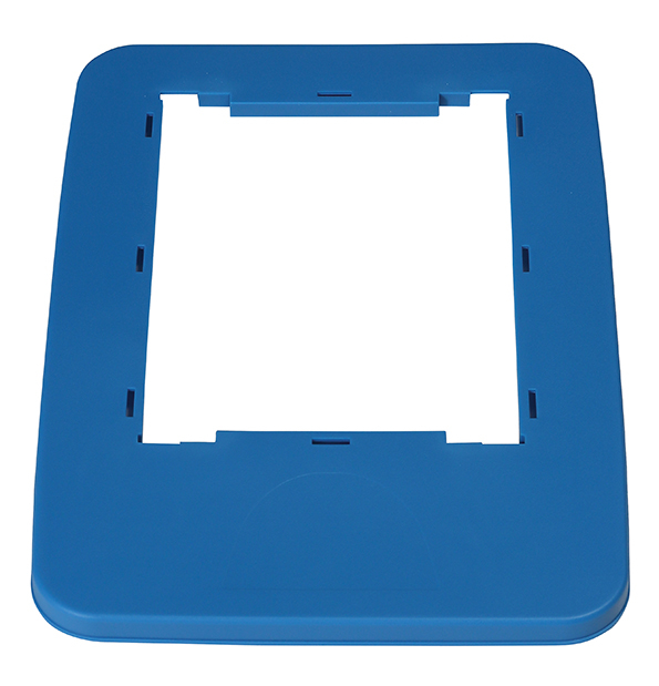 Frame probbax® voor afvalverzamelaar, blauw  ZOOM