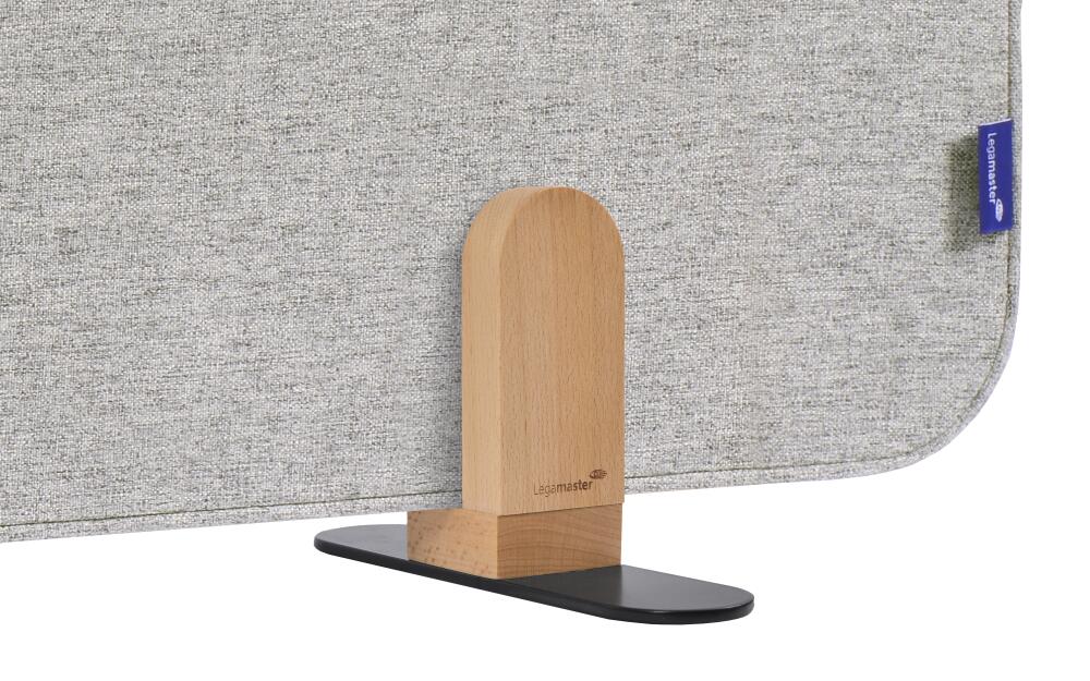 Legamaster Geluidabsorberende tafelscheidingswand ELEMENTS, hoogte x breedte 600 x 800 mm, wand grijs  ZOOM