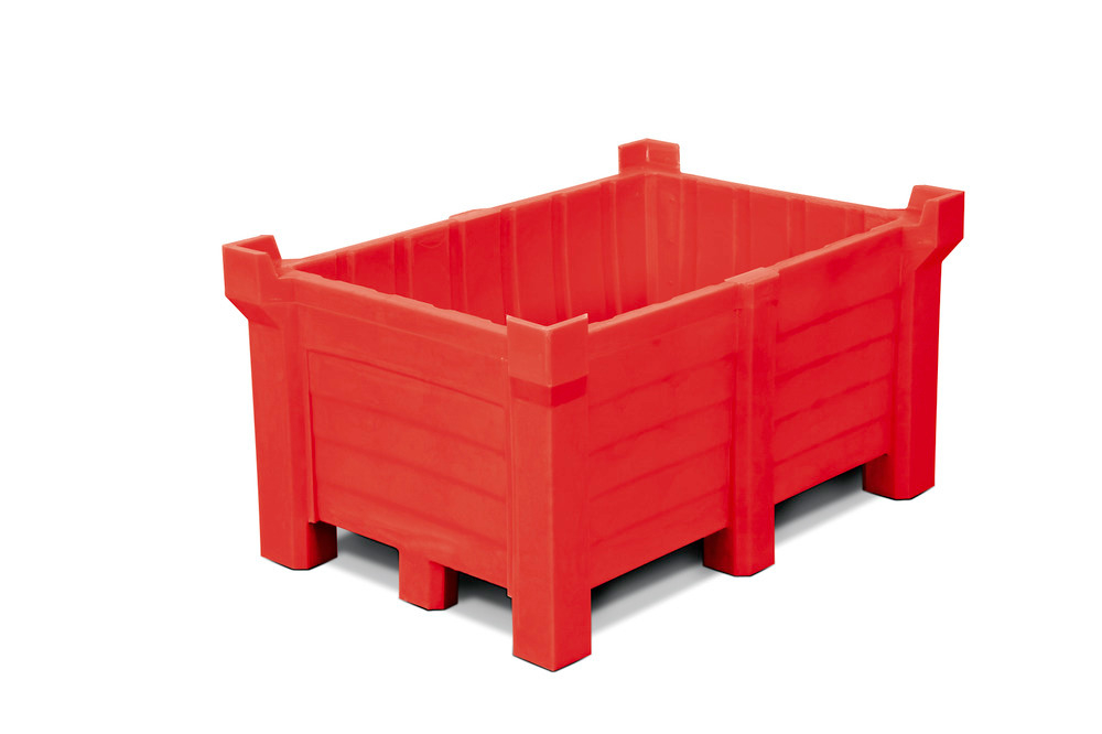 Het stapelen van containers, rood, inhoud 260 l  ZOOM