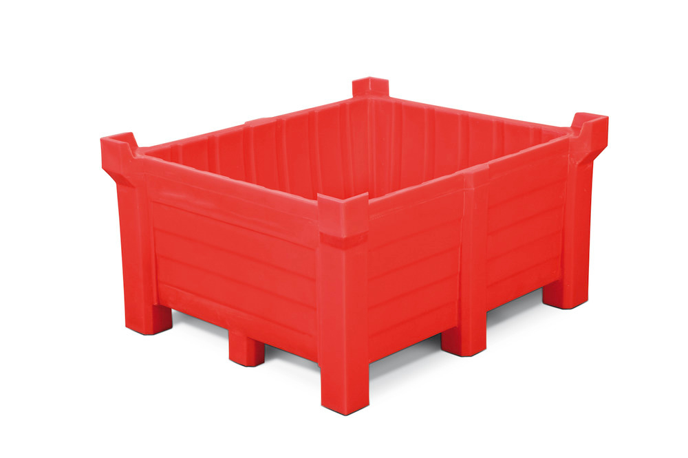 Het stapelen van containers, rood, inhoud 400 l  ZOOM