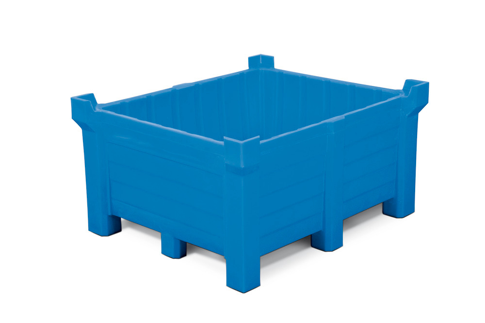 Het stapelen van containers, blauw, inhoud 400 l  ZOOM