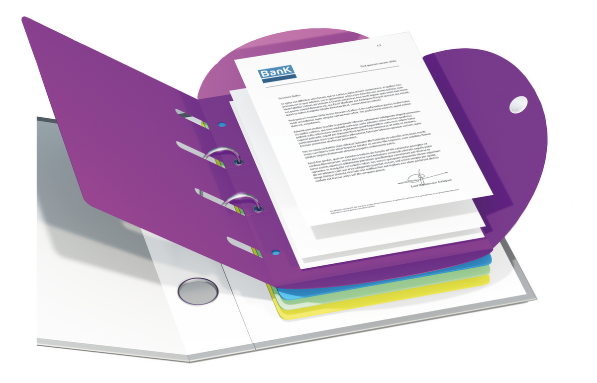 tarifold Documentenmappen-set Smartfolder®, op kleur gesorteerd  ZOOM