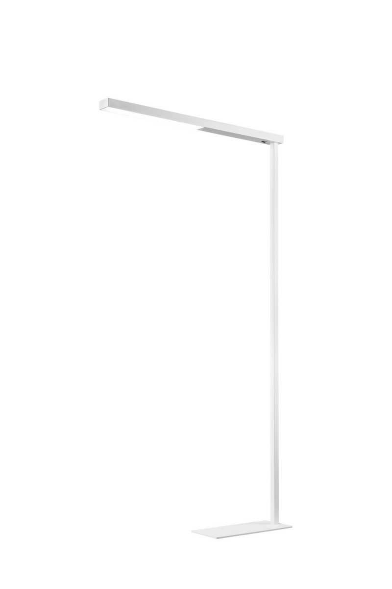 Hansa LED-stalamp voor werkplek Beryll, licht neutraalwit, wit/zilver