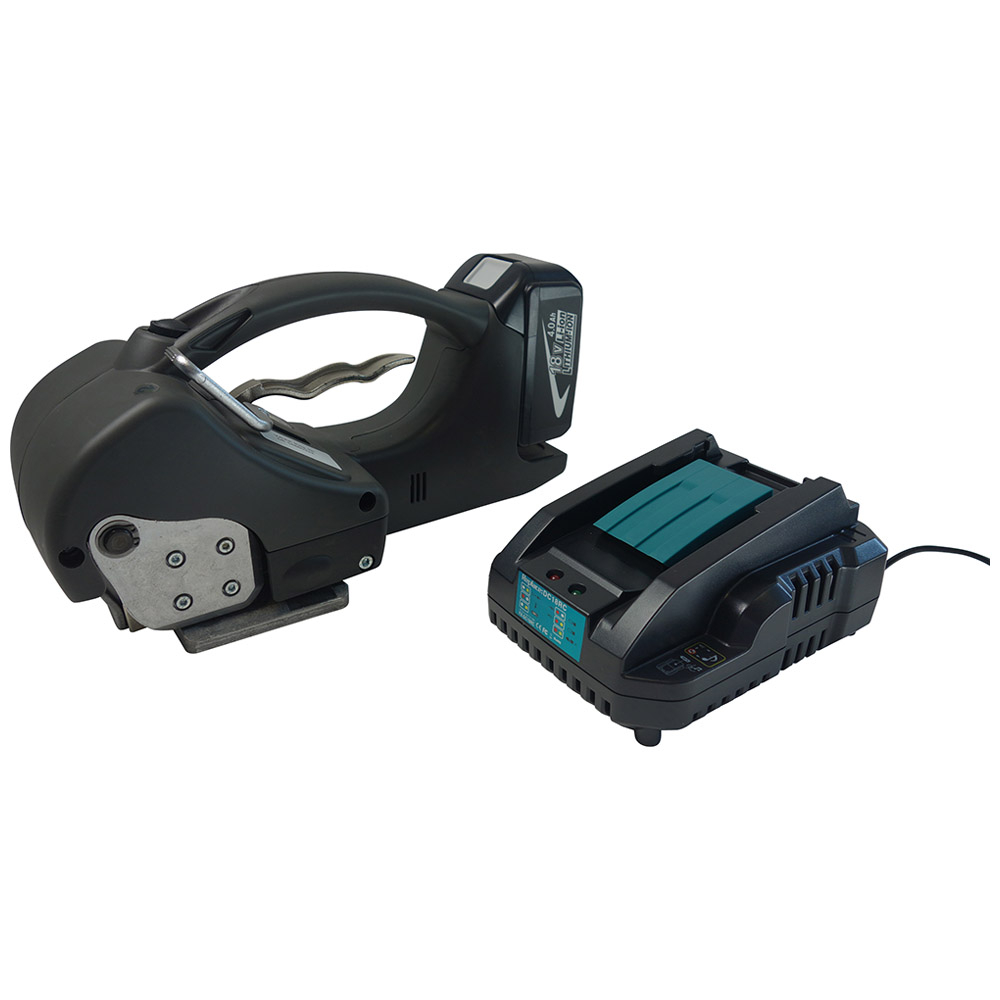 Accu-omsnoeringsapparaat BW-ECO Plus voor PP/PET kunststof banden, voor bandbreedte 13 - 16 mm  ZOOM