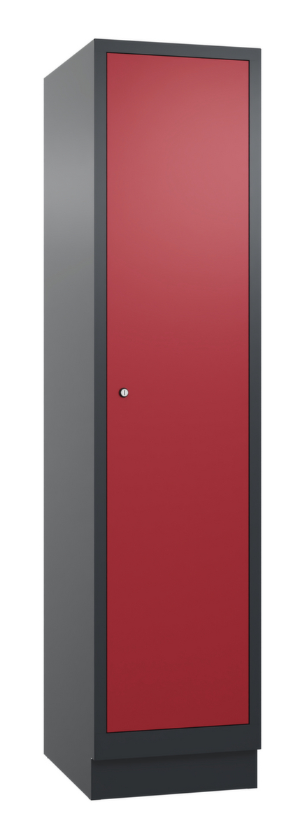 C+P Garderobekast Classic met 1 compartiment - gladde deur, vakbreedte 400 mm