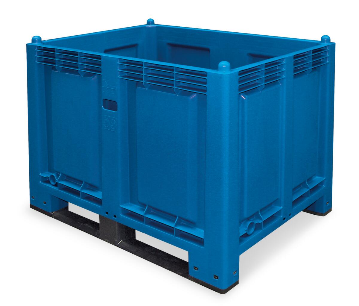Grote containers, inhoud 550 l, blauw, 2 sleden  ZOOM