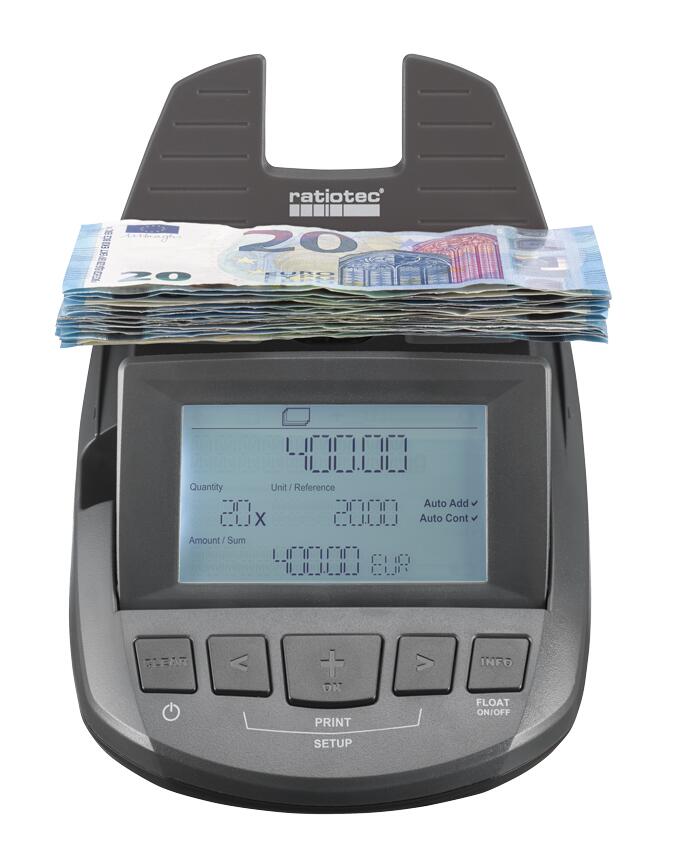 ratiotec geldweegschaal RS 1000  ZOOM