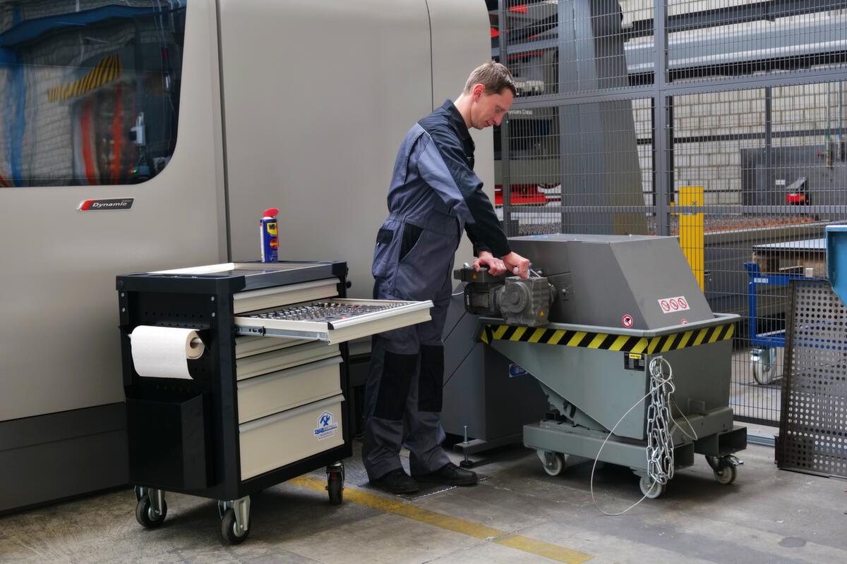 Thurmetall Werkplaatswagen Workman Workshop Trolley Pro bevoorraad, 6 lade(n)  ZOOM
