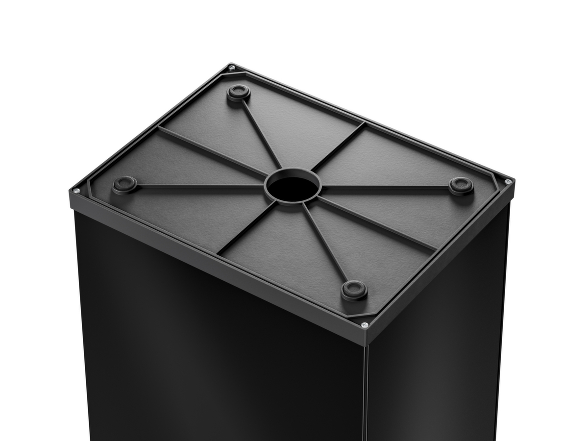 Hailo Afvalbak Big-Box Swing L met zelfsluitende swingdeksel, 35 l, zwart  ZOOM