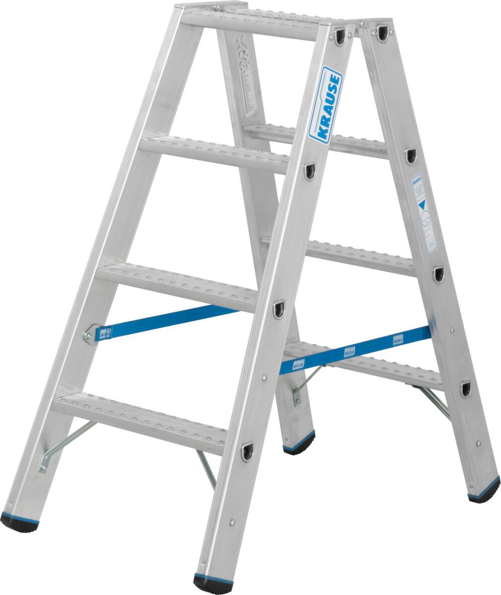 Krause dubbele ladder STABILO® Professional, 2 x 4 treden met R13-laag  ZOOM