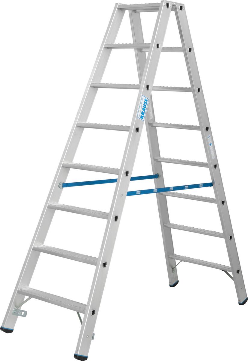 Krause dubbele ladder STABILO® Professional, 2 x 8 treden met R13-laag  ZOOM