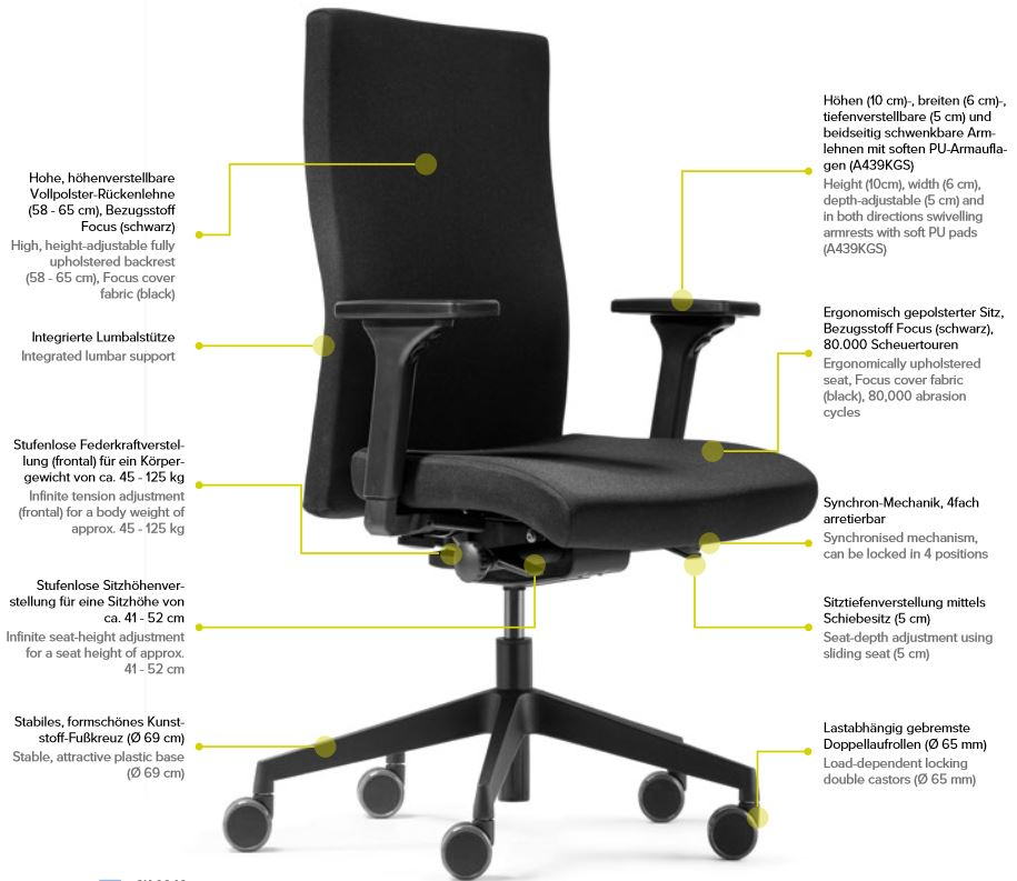 Trend Office Bureaustoel to-strike comfort met armleuningen  ZOOM