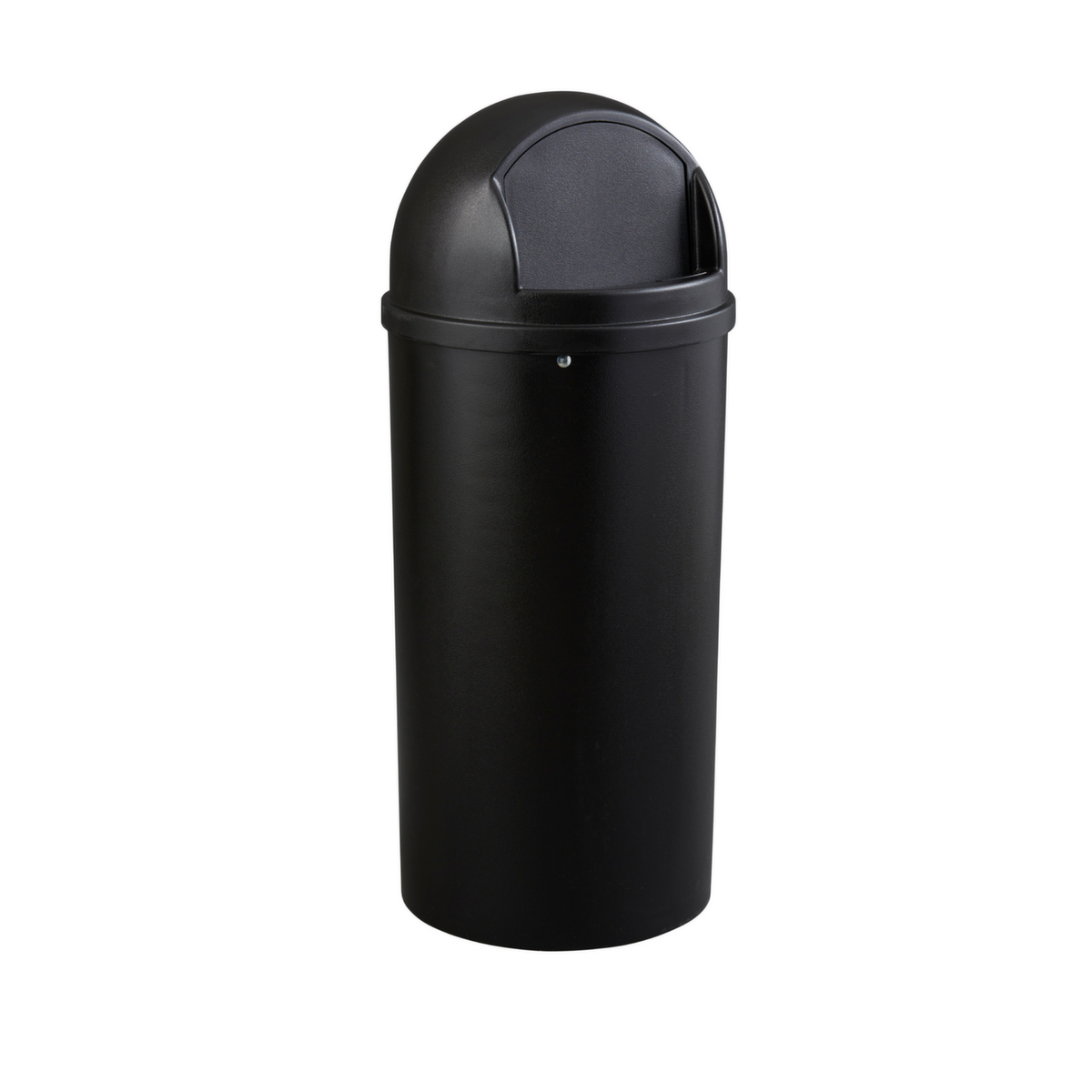 Rubbermaid Brandremmende afvalbak Marshal® Classic, 57 l, zwart, deksel zwart  ZOOM