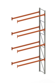 META Palletstelling MULTIPAL voor 10 pallets, 2800 mm breed, 5 opslagniveaus