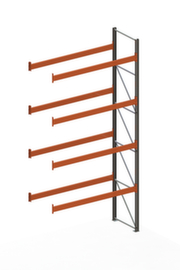META Palletstelling MULTIPAL voor 15 pallets, 2785 mm breed, 5 opslagniveaus
