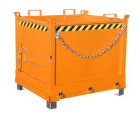 3-hoog stapelbare bodemklepcontainer tot 2 m³