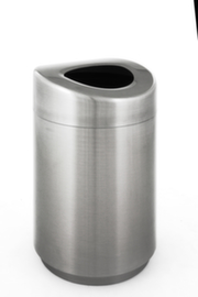 RVS afvalbak120 lH x Ø 850 x 508 mmromp mat