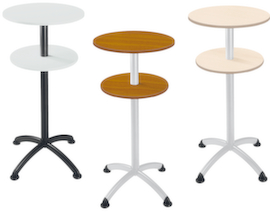 Statafel met 2 bladen