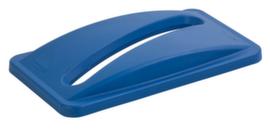 Rubbermaid Oplegdeksel voor papier Slim Jim® voor afvalverzamelaar, blauw