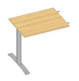 Quadrifoglio Aanbouwtafel Practika voor bureau met C-voetonderstel