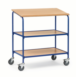 fetra Mobiele lessenaar, RAL5007 briljantblauw