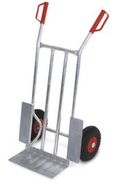 Aluminium steekwagendraagverm. 200 kgsteekplaat B x D 400 x 190 mmPU-banden