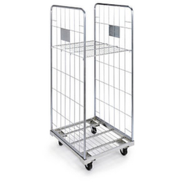 Verzinkte rolcontainer met gaaswanden