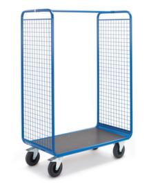 Rolcontainer met wanden van draadgaas