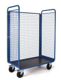 Rolcontainer met wanden van draadgaas