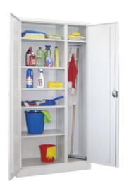 PAVOY Gereedschapskast Basis lichtgrijs met kledingstang en haken