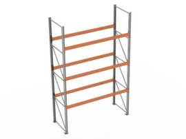 META Palletstelling MULTIPAL voor 12 pallets, 2870 mm breed, 4 opslagniveaus
