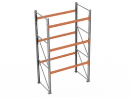 META Palletstelling MULTIPAL voor 8 pallets, 1995 mm breed, 4 opslagniveaus