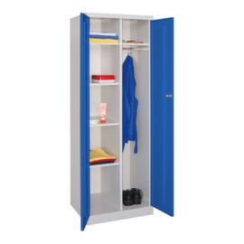 PAVOY Kleding-/wasgoedkast Basis PlusH x B x D 1800 x 600 x 500 mmlinks 4 legbordenrechts hoedenplankkledingstang + hakencil.-slotsokkel