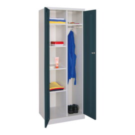 PAVOY Kleding-/wasgoedkast Basis PlusH x B x D 1800 x 600 x 500 mmlinks 4 legbordenrechts hoedenplankkledingstang + hakencil.-slotsokkel