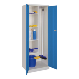 PAVOY Schoonmaakkast Basis PlusH x B x D 1800 x 600 x 500 mmlinks 4 legbordenrechts kledingstang + haken