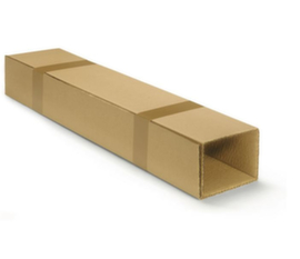 Eindeloos golfkarton zigzag gevouwen