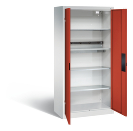 C+P Acculaadkast ERGO met legborden voor elektrische apparatuur