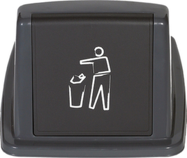 hoog deksel probbax® voor afvalverzamelaar