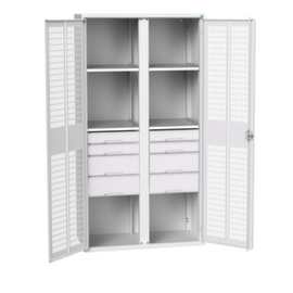 bott Kast met openslaande deuren verso met ventilatiesleuven en scheidingswand