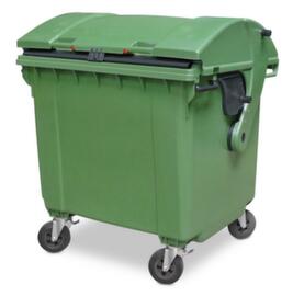 Grote afvalcontainer met schuifdeksel
