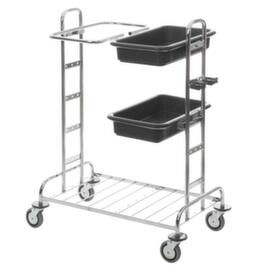 Vermop Reinigingswagen Variant met verchroomd framein verschillende uitvoeringen