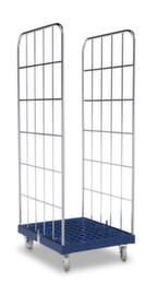 Rolcontainer rolltainer® met kunststof platform L x B 815 x 682 mm