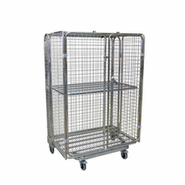 Nestbare veiligheidsrolcontainer nestainer® met dubbele openslaande deur