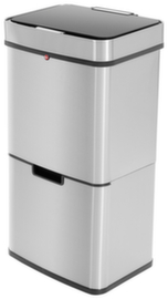 Hailo Afvalscheider ÖKO VARIO XL2x 25 l/1x 4 lH x B x D 785 x 420 x 315 mmsensorbinnenb. kunststofromp RVSdeksel kunststof4 antislipvoeten