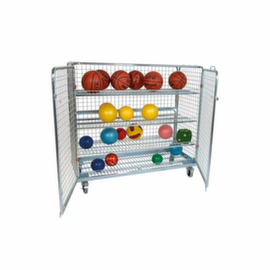 Ballenwagen met legborden